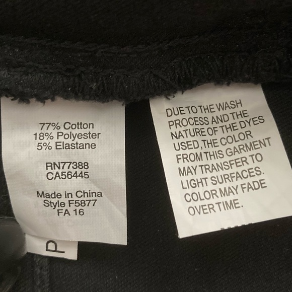 Madewell The Anywhere Jean Leggings Black size 25 - Picture 12 of 13